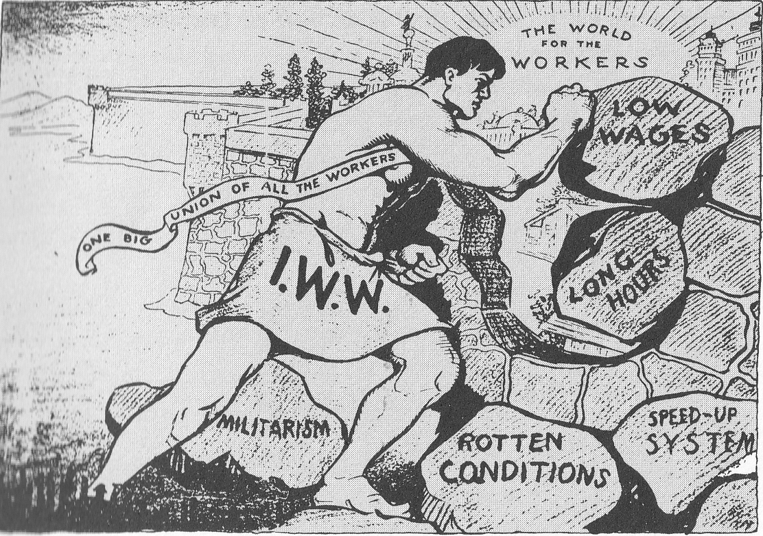 Old IWW image: The world for the Workers